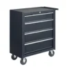 US Rolling Tool Chest Tool Box with Handle / Drawers Lockable Tool Cabinet Black 4