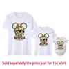 Disney Animal Kingdom Shirts Funny Mickey Minnie Family Matching Outfits Cotton Father Mother Kids Tshirts Disney Trip Clothes 3