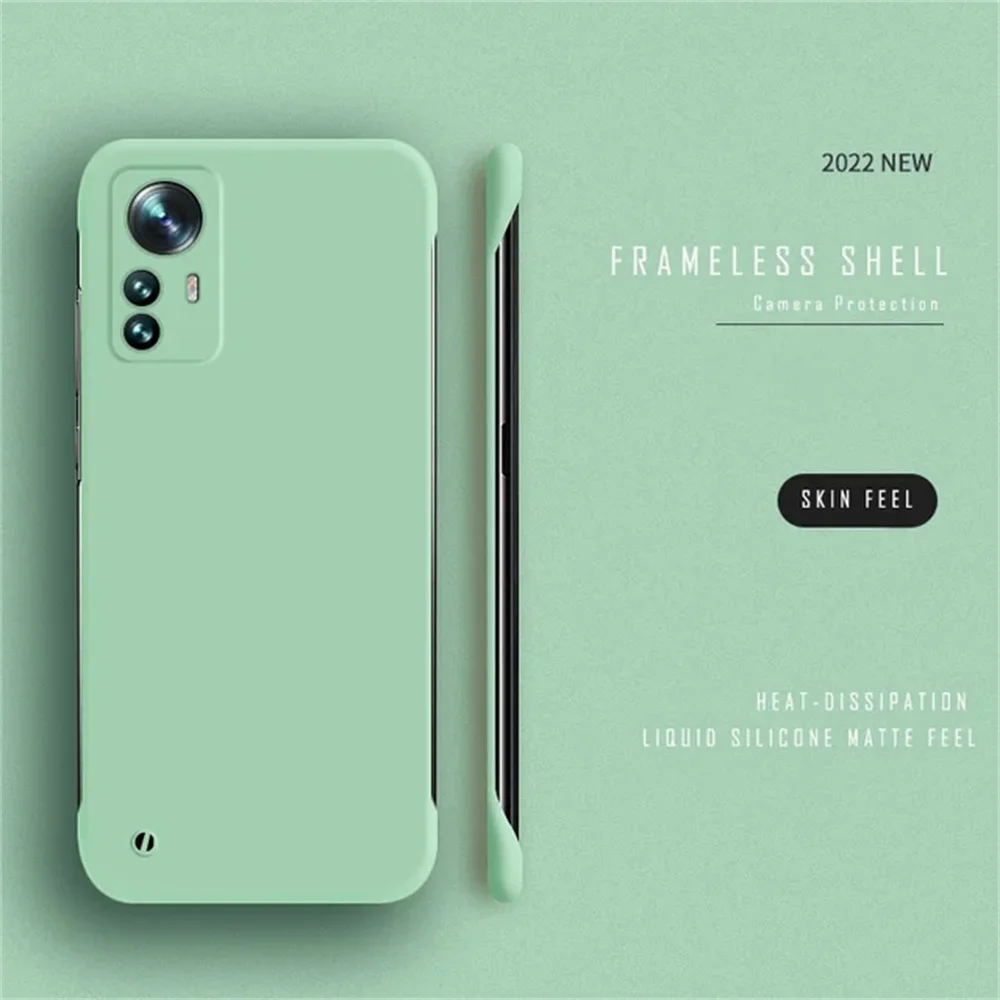Ultra Slim Frameless Colorful Matte Phone Hard Cover