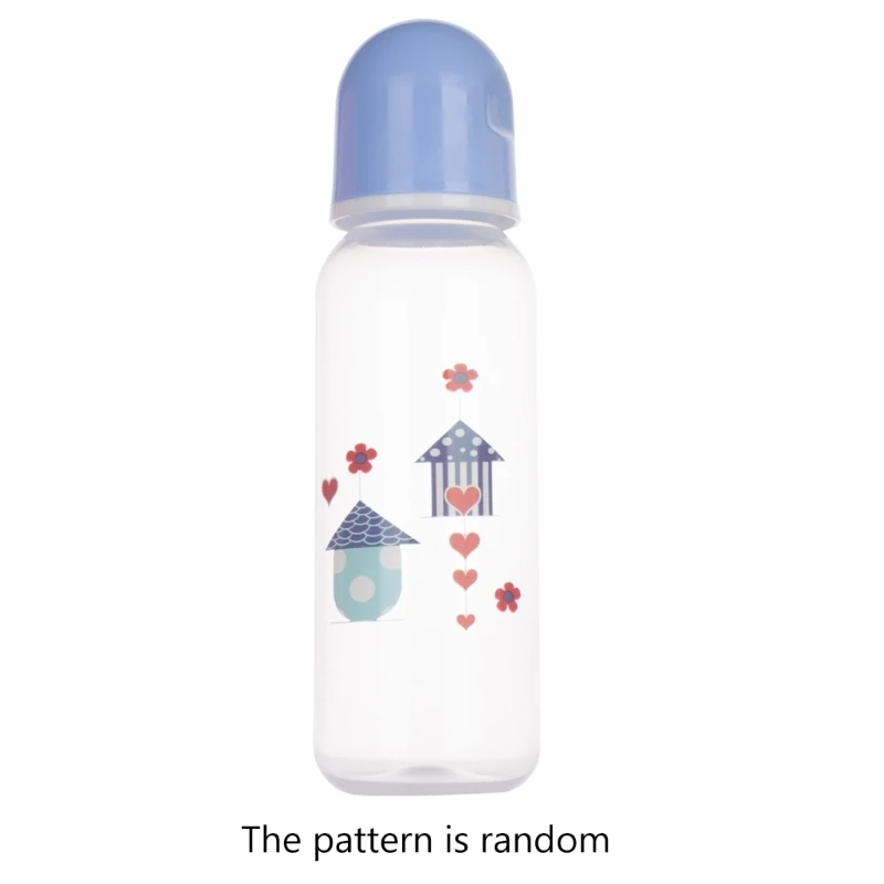 Milk Bottle Feeding Bottle Baby Milk Bottle 250ml Capacity Standard-spout PP Material 7-inch Height