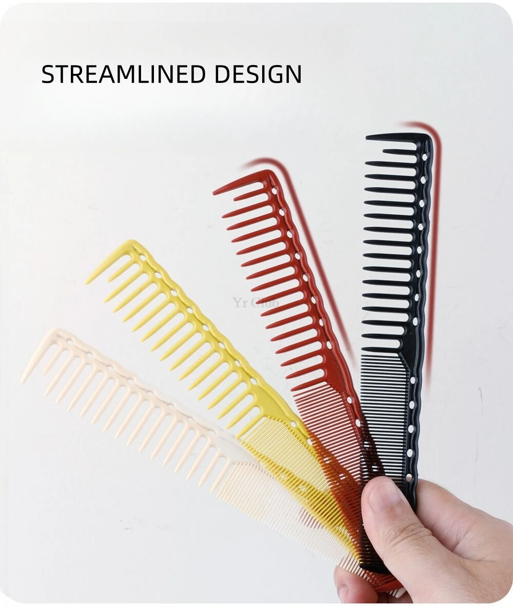 2 Teil/satz Professionelle Haar Schneiden Kamm 332 254 253 Friseursalon Kurze Haare Friseur Kämme männer Koteletten Styling Haarbürste – Detail 6