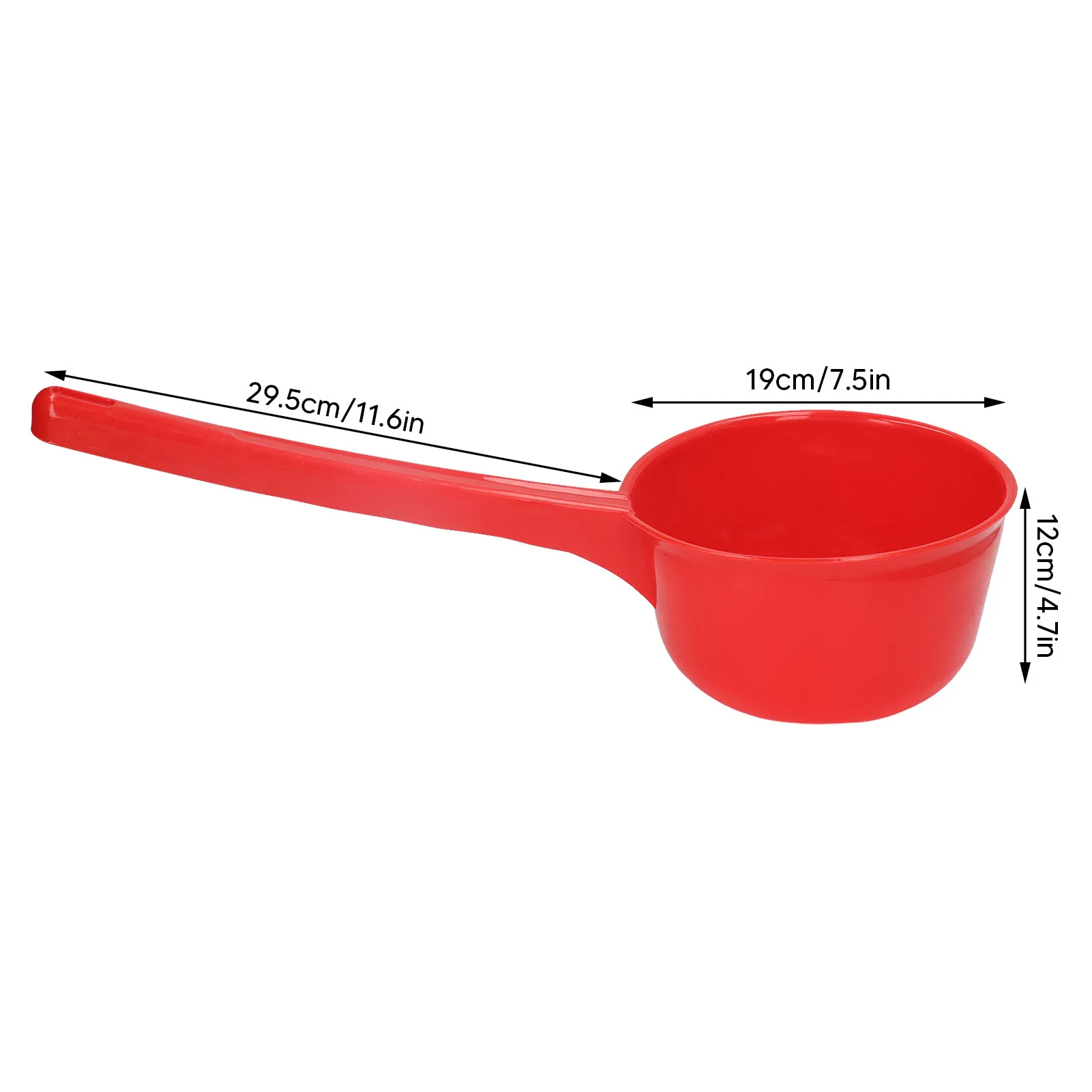 1Pc Water Scoop Thickened Plastic Long Handle Large Capacity Agricultural Water Ladle Scoop Dipper Garden Bathroom Kitchen