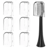 6 Pcs Reusable Transparent Toothbrush Head Dustproof Cover Caps for Philips Universal Sonic Electric Toothbrush Head Protector 1