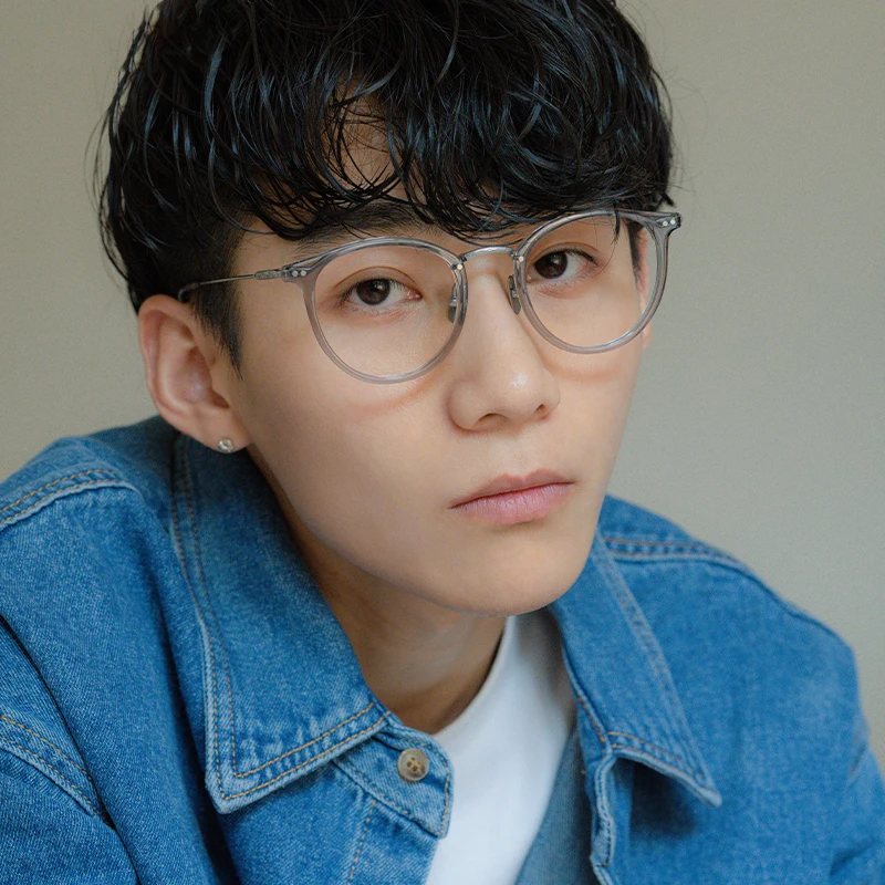

Japanese Handmade Round Optical Glasses Frame Men Acetate Prescription Eyeglasses Women Pure Titanium Myopia Spectacles Fashion