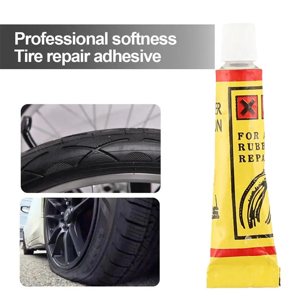 Portable Yellow Rubber Tire Inner Tube Repair Adhesive
