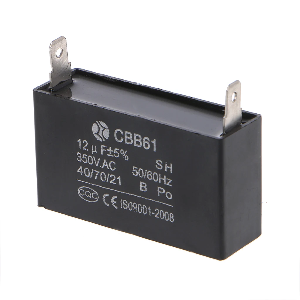 12uF Generator Capacitor CBB61 50/60Hz 350VAC Fan Motor brushless motor micro motor brushed motor worm gear motor synchronous motor