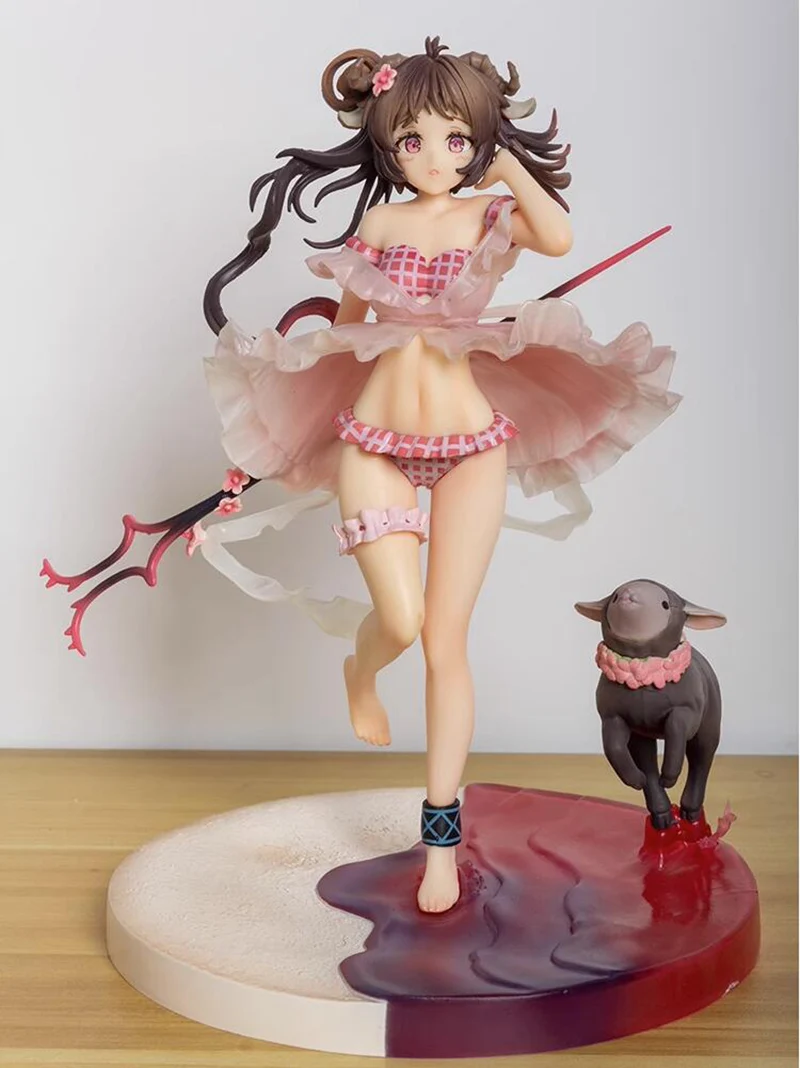 

Фигурки героев аниме arknight Eyjafjalla, летние лепестки FA018 1/7, игрушки из ПВХ, 23 см