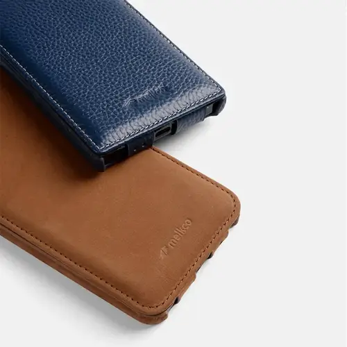 Melkco Premium Flip Cowhide Leather Case for Samsung Galaxy S24 S25 Ultra S24+ S25Plus Luxury Business Full Coverage Phone Cover - Image 3