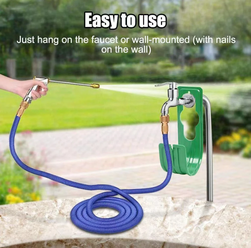 1Pc Garden Wall Mounted Tap Watering Hose Organizer Storage Agriculture Convenient Storage of Water Pipe Support Reel Rack water hose reel rack water hose organizer water pipe rack