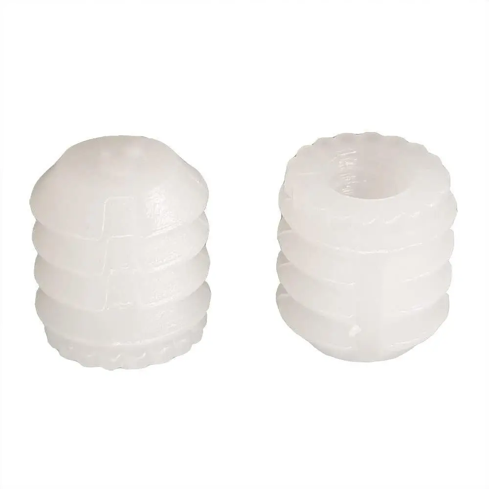Plastic Dowels Hinge Dowel Inserts 0.34"x0.39" Cabinet Door Screw Dowel Inserts Portable Nut Kit Assortments Bathroom Hardware