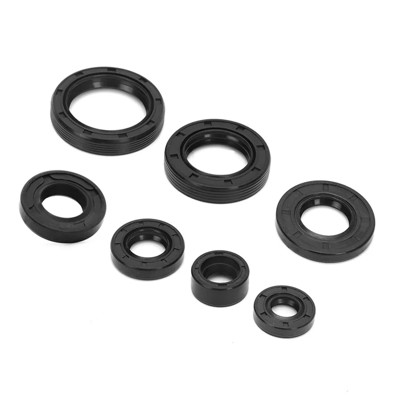 

For Yamaha BW80 1986-1990 PW80 1983-2006 7PCS Engine Oil Seal Kit
