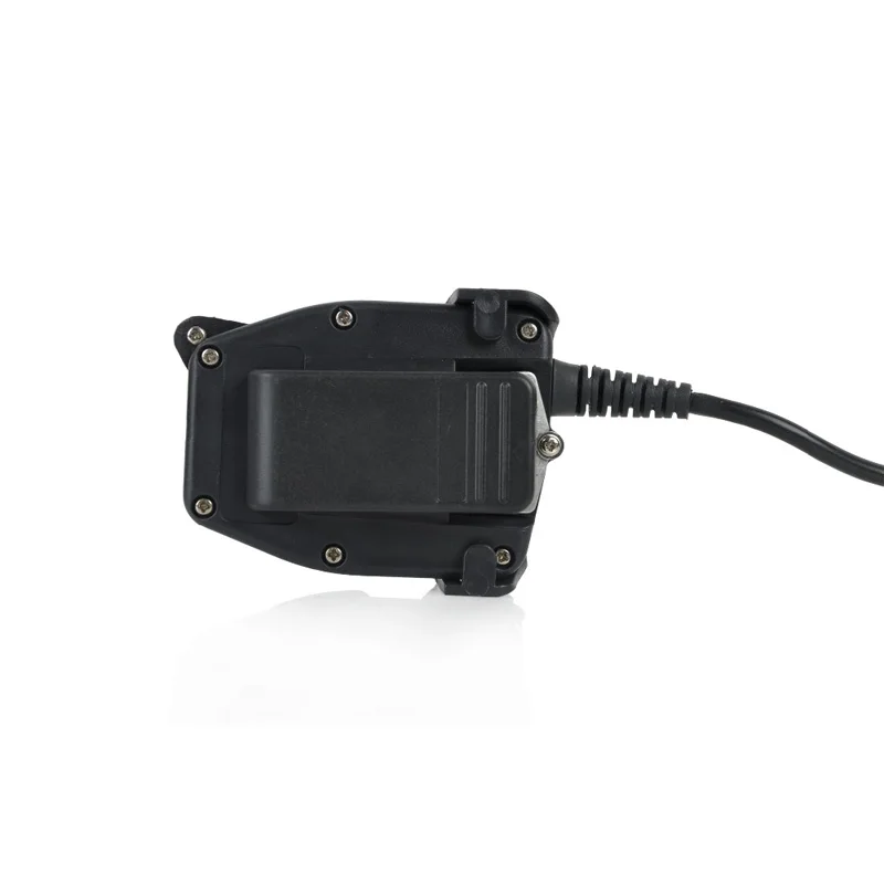 Z-TAC Headphones PTT For Push-to-Talk Button Kenwod Headset Accessories Civilian Communication Intercom Adapter Converter