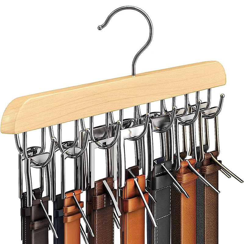 Clothes Rack Storage Hanger Scarf Organizer Tie Hanger Belt Hanger Women Men For Clothes Case Home Wardrobe Accessories