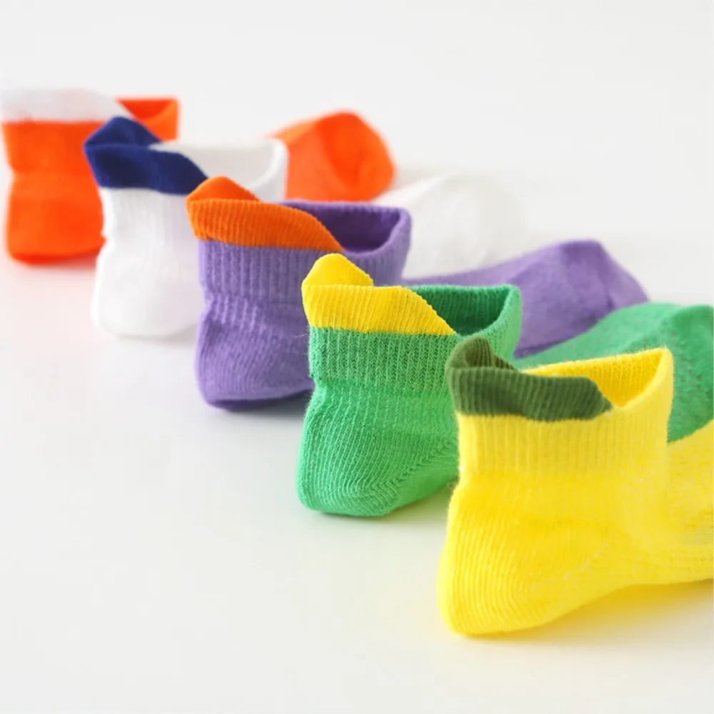 Spring and summer new children's socks 0-12 years old silk mesh socks boy cotton girl baby thin socks.