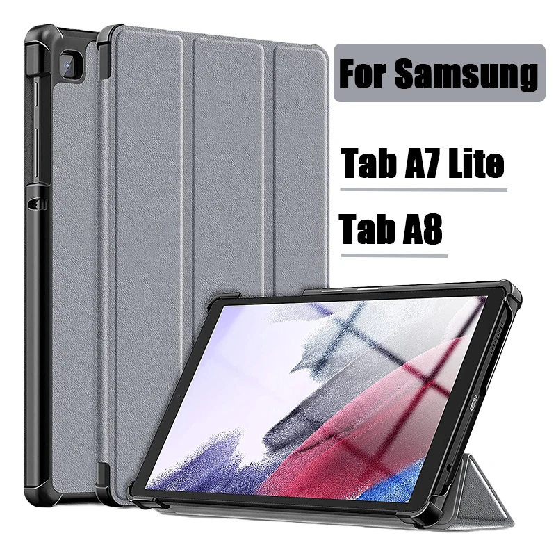 Per Samsung Galaxy Tab A7 Lite Custodia Per Tablet 8.7 ''Sm-T220/T225/T227 Custodia Per Tablet Con Supporto A Tre Pieghe Per Tablet Samsung Galaxy Tab
