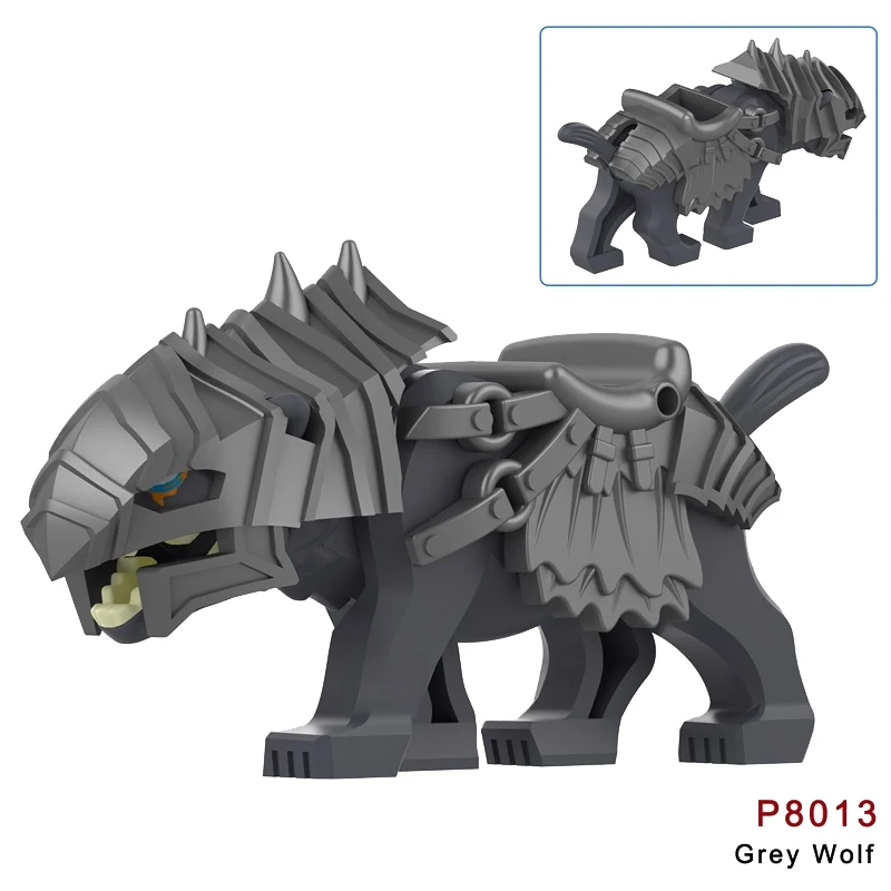 Medieval Animal Toy Building Block Set - Decorative Knight War Collection