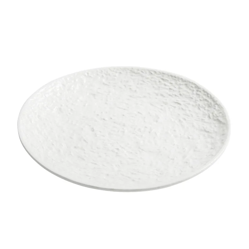 French plate White ceramic plate new flat Steak Household high-end Japanese and Western food