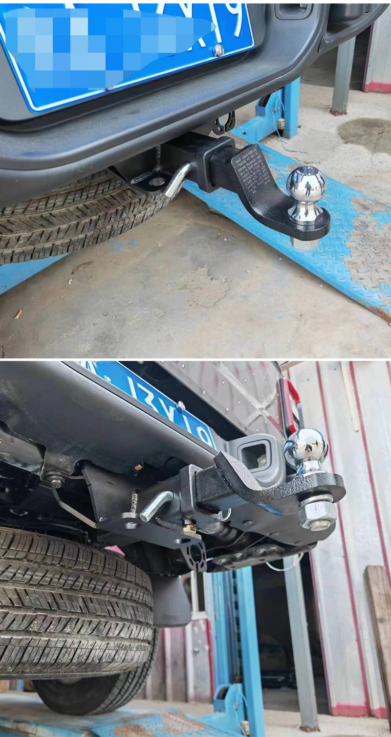 Auto-Heckstoßstangen-Installation der quadratischen Mundbasis. Bessere Anpassung an Anhängerhakenausrüstung für Jeep Gladiator JT 2019–2023 – Detail 10