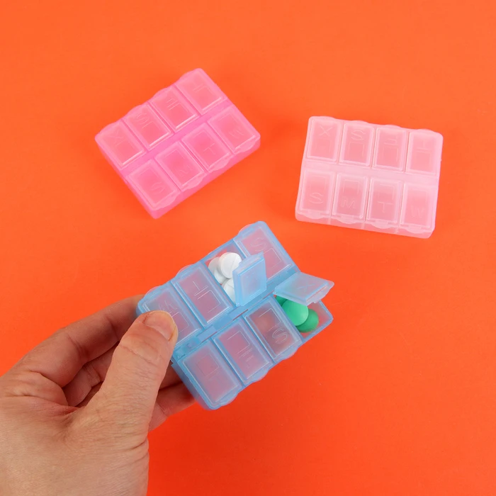 Tablet English letters 8 sections rectangle mix color |