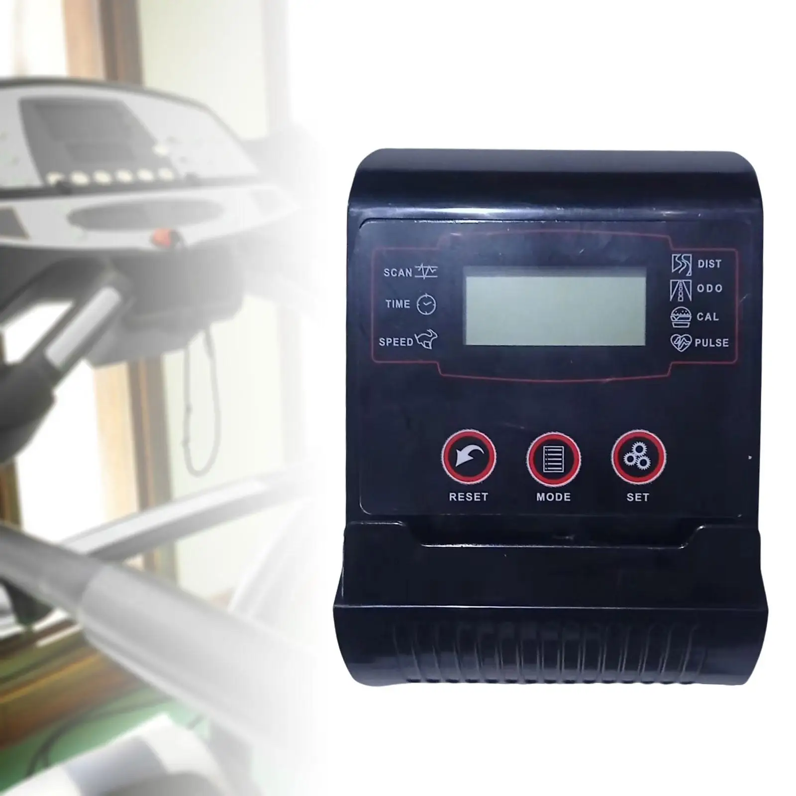 

Monitor Speedmeter Digital Heart Rate Meter Exercies Durable Professional Treadmill Speedmeter for Exercise Bike Step Machine