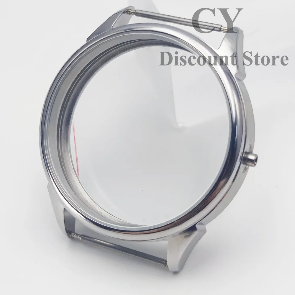 Silver Stainless Steel 42mm Watch Case