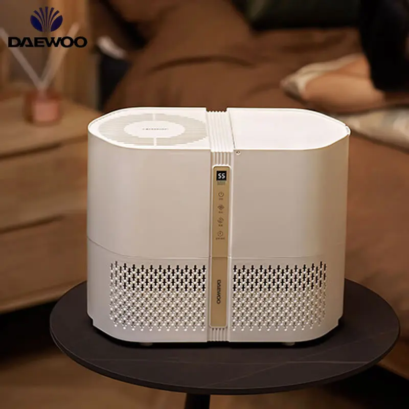 

DAEWOO PH01 No Mist Air Humidifier Home Bedroom Evaporative Mute Aromatherapy Machine 4L Tank Remote Control 12H Timing Diffuser