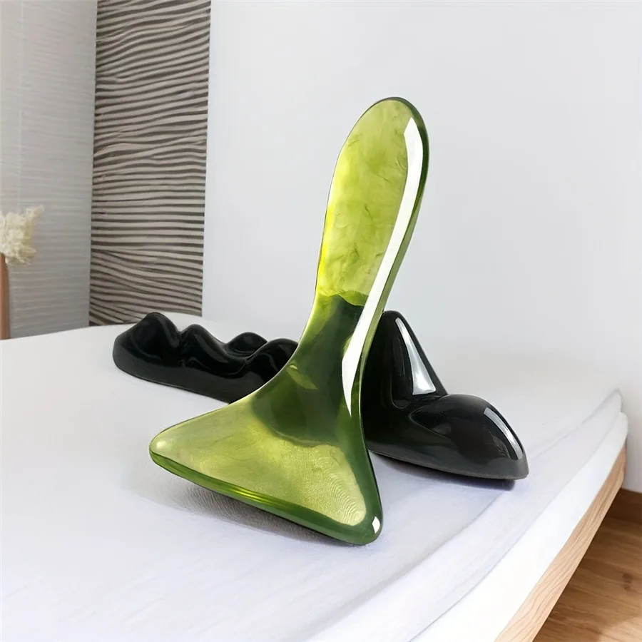 Gua sha facial tool, gua sha massage tool, lymphatic detoxification massage gua sha board for face, eyes, neck, body