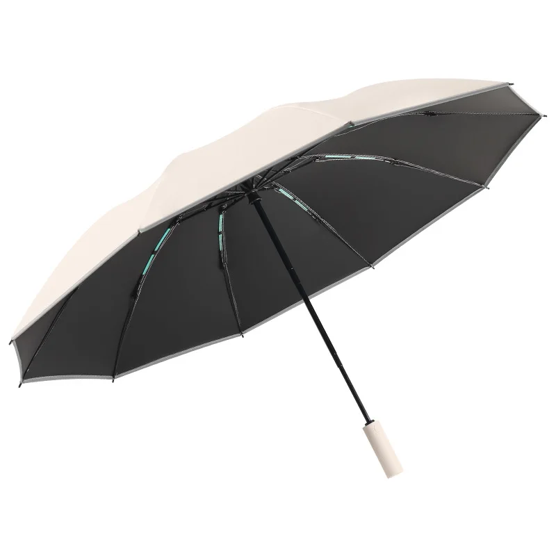 Reverse Folding Umbrellas Double Bones Automatic Sunshade Sunscreen Rain Umbrella Strong Wind Resistance