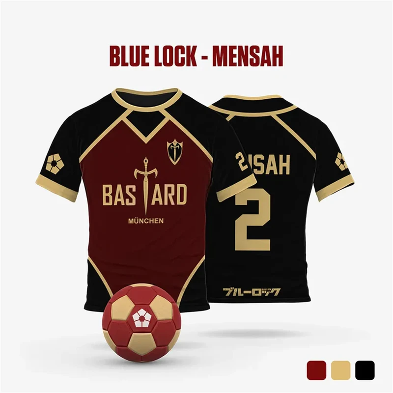 thumbnail image 1 of 2025 Anime Blue Lock Yukimiya Jersey estampado 3D hombres deporte camiseta moda Harajuku Manga corta niños Unisex camiseta Y2k Tops, 1 of 4