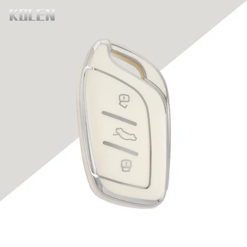 TPU Car Remote Key Case Cover Shell per MG MG6 ZS HS EV EZS EHS MG3 GS MG7 GT per Roewe I5 RX3 RX5 accessori protettivi Fob - TPU Car Remote Key Case Cover Shell per MG MG6 ZS HS EV EZS EHS