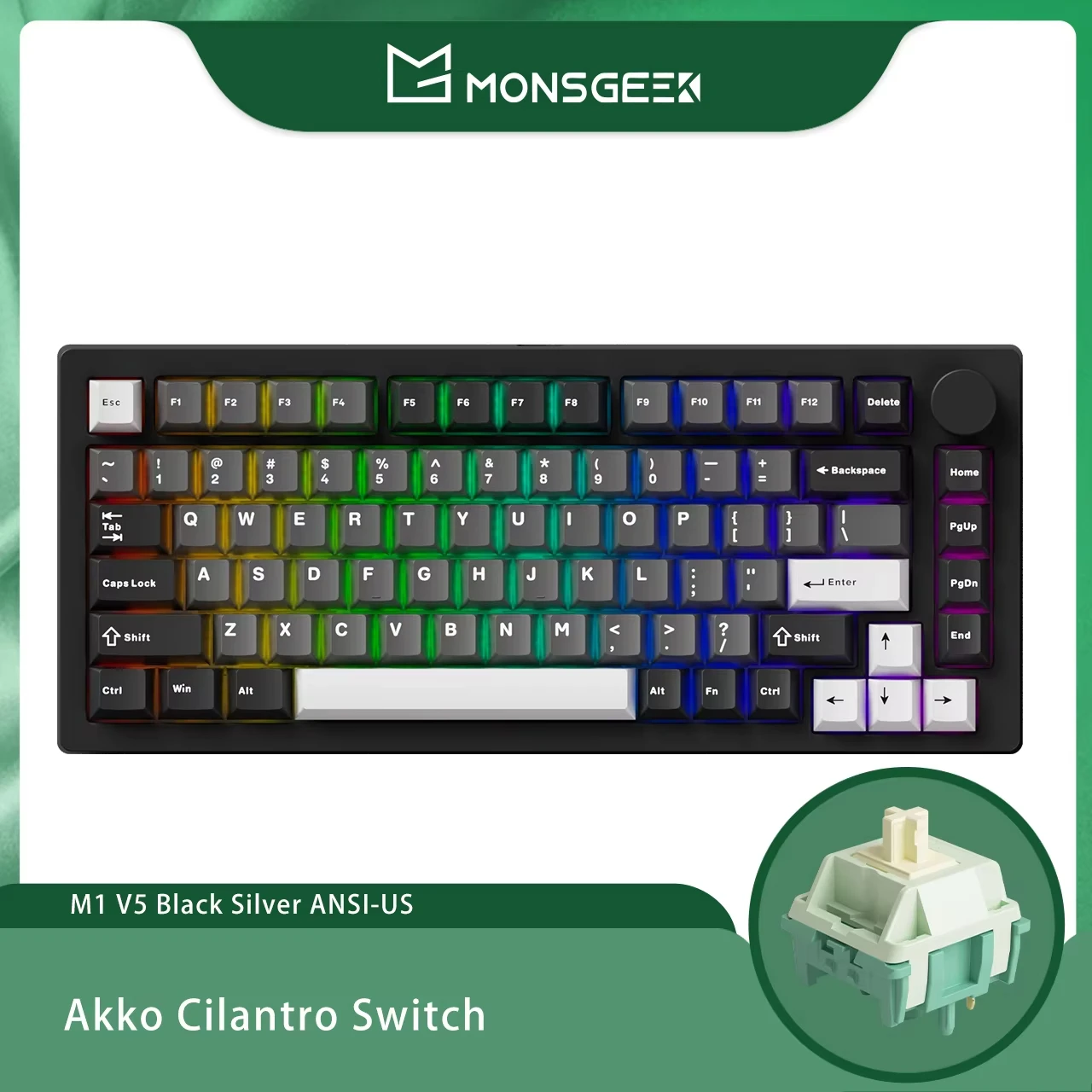 Akko MonsGeek M1 V5 لوحة المفاتيح الميكانيكية تفكي...