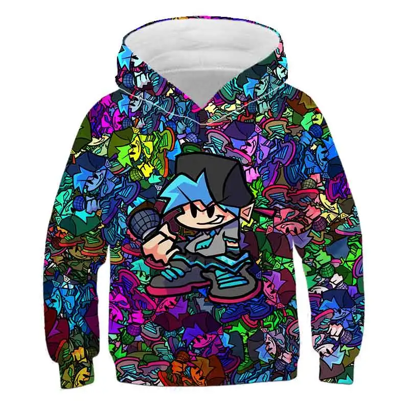 

Friday Night Funkin boys girls Sweatshirt Children Hoodies Pullover New Style Funny Style Casual Street Fashion Trend Hoodie