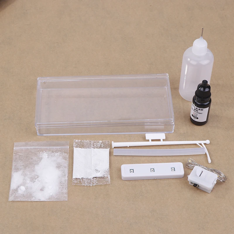 DIY Sokak Lambası Kar Simülasyonu Çocuklar Bilim Oyuncak STEM Technologia Gadget Fizik Kiti Eğitici Oyuncaklar Çocuklar için Öğrenme Oyuncak