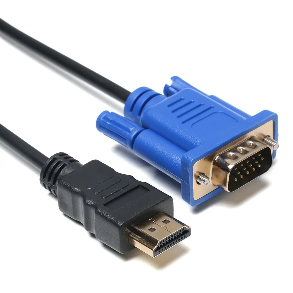 1.8m 6ft High Definition Multime Hdmi To Vga Cable Male To Video For