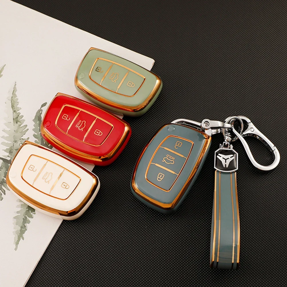 TPU Car Remote Key Vover Key Case For Hyundai Tucson Sonata Santa Fe ...