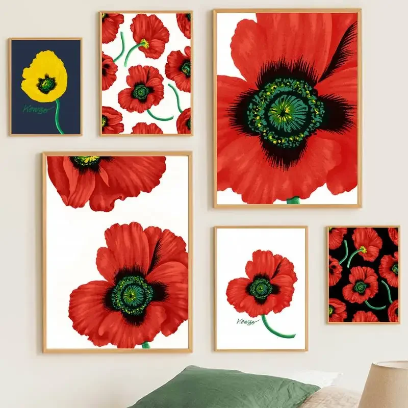 K-Kenzo Flower Poster Stampa Immagini A Parete Soggiorno Decorazione Della Casa Piccola