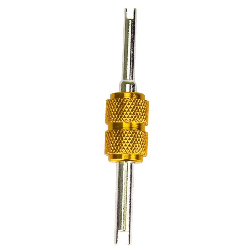 Dual-Headed Tire Valve Remover Tool for Cars & Bikes - Two Sizes