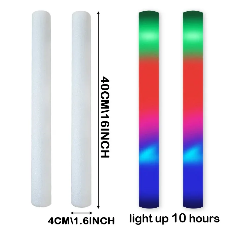 Acrylic Luminous Bracelet Colorful LED Light Bar Concert Support Bracelet  Fluorescent Rod Wholesale