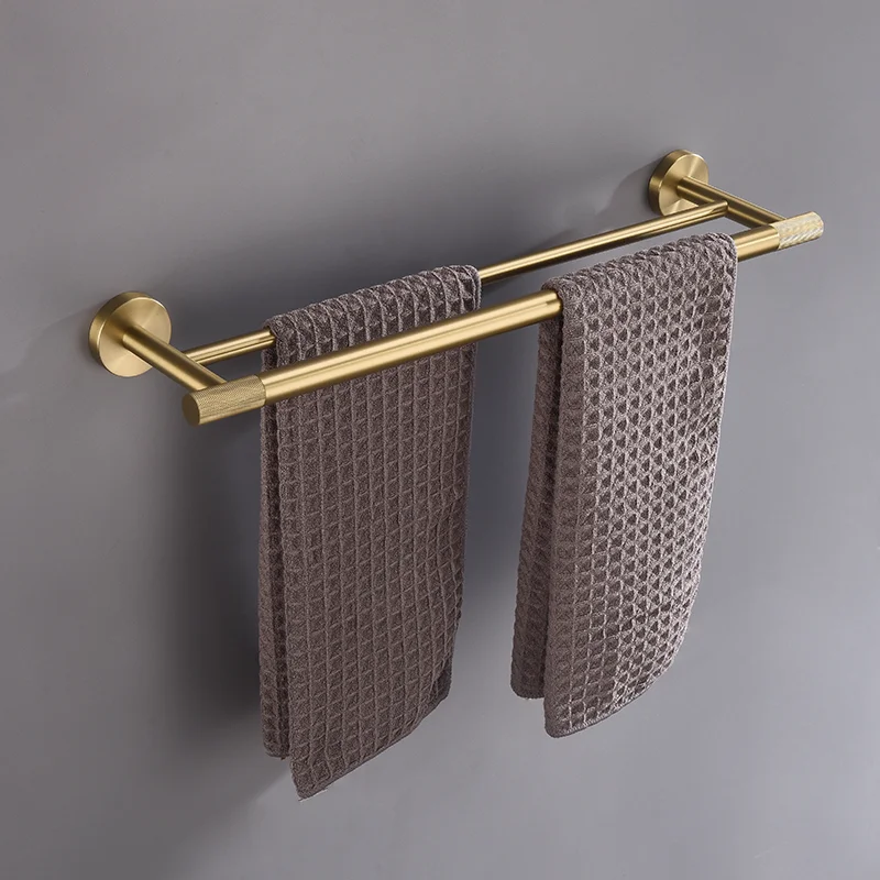 Bathroom Hardware Set Towel Bar Rail Paper Holder Robe Hook Soap Dish Towel Hanger Shelf Toilet Brush