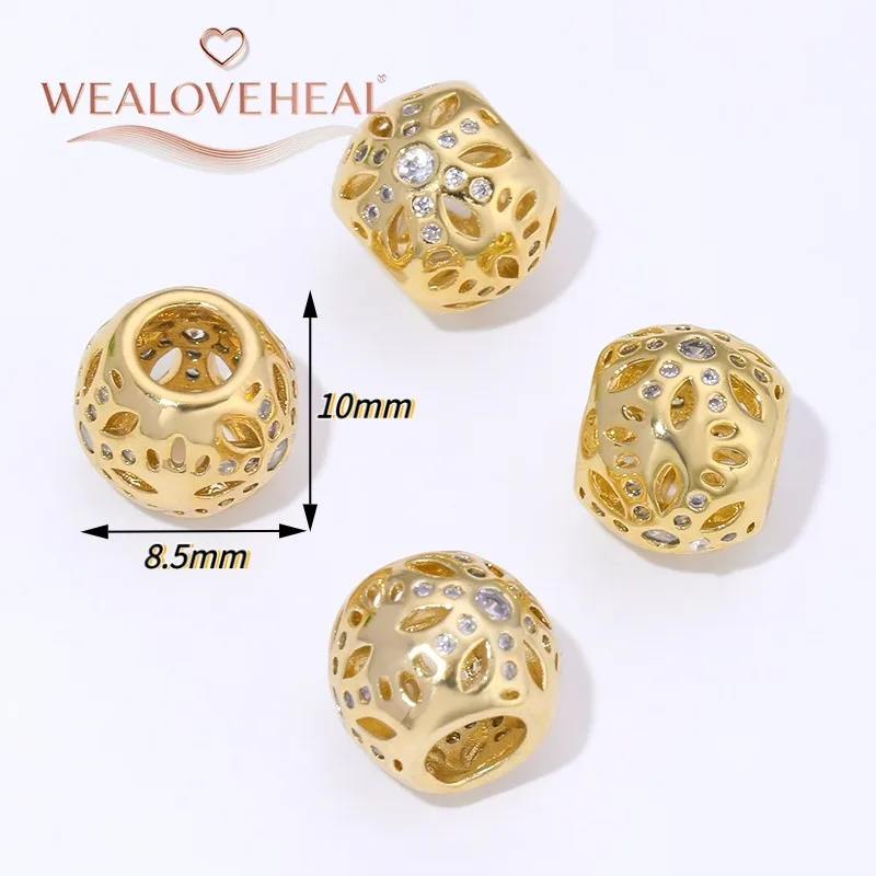 charms für armbänder,2026 Bestseller 18K Vergoldete Messing-Zirkon Herz/Stern/Schmetterling/Traumfänger Charm-Perlen für DIY Armband Schmuckherstellung Zubehör – Detail 35