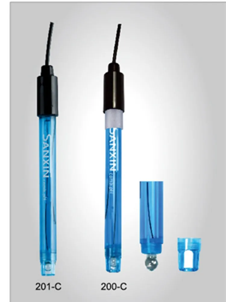 Shanghai Sanxin 201-a 201-c plastic shell pH composite electrode laboratory use