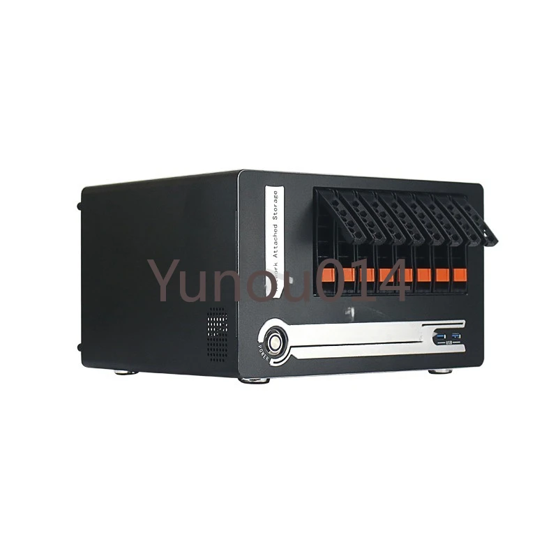 

Sale Hot Swap NAS 8 HDD Tooless Bays Case Support M-ATX Motherboard for Cloud Date Storage Optional USB3.0