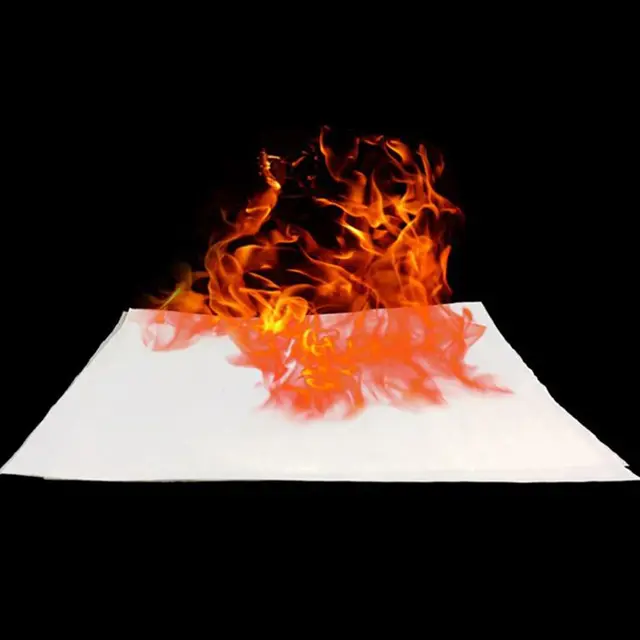 Halloween Toy With Tricks Adult Easy Operate Magic Props Flash Flame Fire Paper No Ashes 1