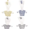 OB11 Doll Clothes Striped Hoodies Casual Long Sleeved Sweater For Molly UF 1/12BJD Doll GSC YMY P9 Body Tiger Coat With Cute Ear 6