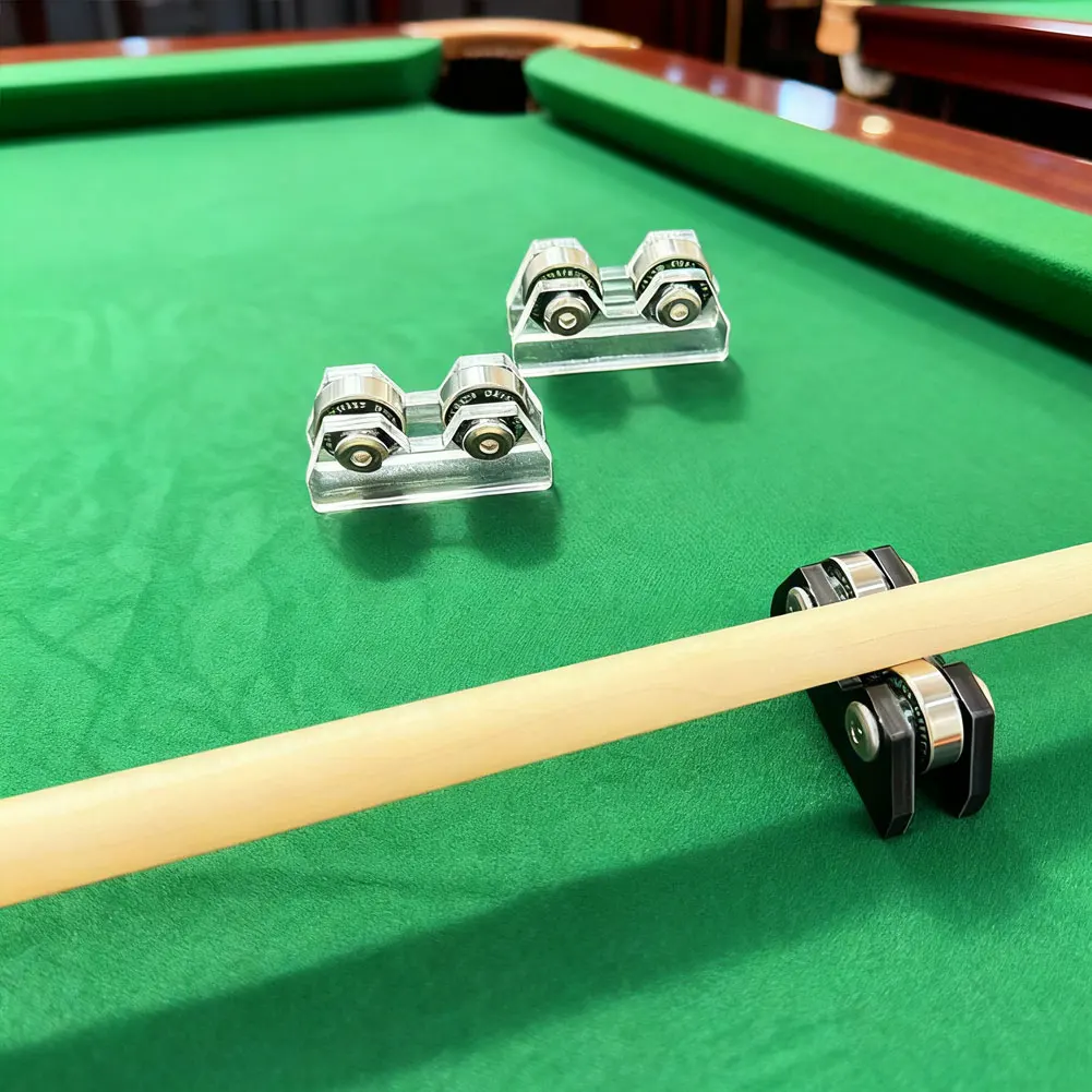 2Pcs Pool Billiard Straightness Checker Maintenance Repair Parts Portable Checking Tool for Club Bar Home Billiard Accessories