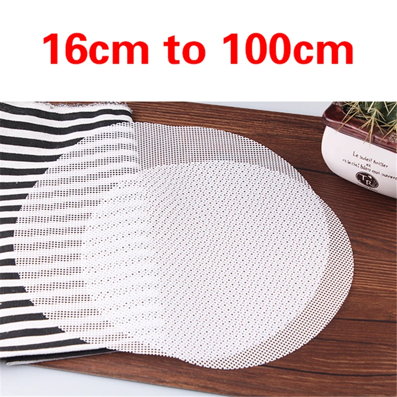 Nonstick White Silicone Silicone Bamboo Steamer Baking Mat Dim Sum