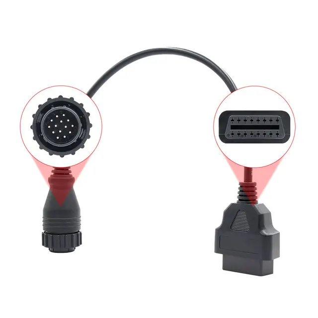 メルセデスベンツ用の接続ケーブル,obd obd2,14ピンから16ピン,延長 