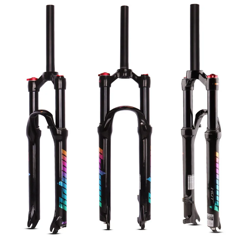 

Bolany Air Suspension 26/27.5/ 29inch Aluminum Alloy Air Bicycle Fork Straight MTB Forks Travel 100mm For Bicycle Accessories