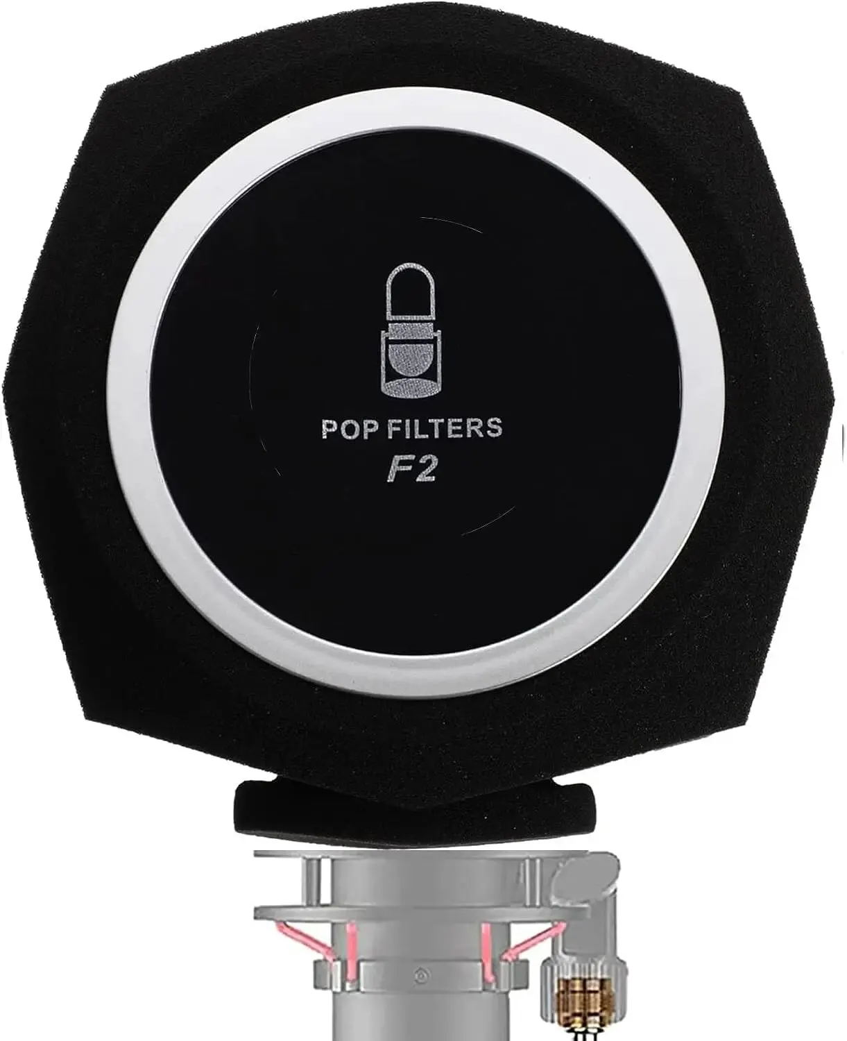 G-MARK F2 Microphone Wind Shield Pop Filter Isolation Ball Acoustic For Record Studios Mic