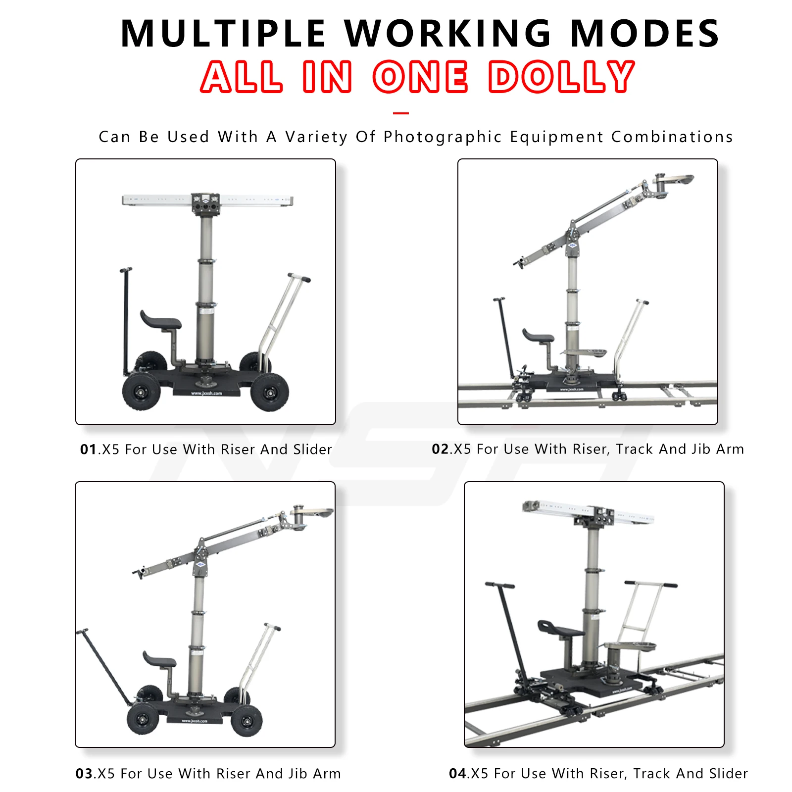 NSH Camera Dolly  Hand Truck Trolley Platform To Keep The Camera Moving 4